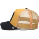 petten-gebogen-geel-snapback-the-dead-skull-eco-brutalism-the-farm-van-goorin-bros
