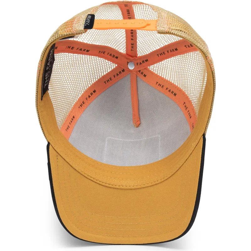 petten-gebogen-geel-snapback-the-dead-skull-eco-brutalism-the-farm-van-goorin-bros