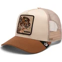 petten-gebogen-bruin-snapback-warrior-cheetah-big-cats-the-farm-van-goorin-bros
