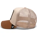 petten-gebogen-bruin-snapback-warrior-cheetah-big-cats-the-farm-van-goorin-bros