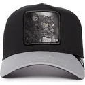petten-gebogen-zwart-snapback-the-black-panther-big-cats-the-farm-van-goorin-bros