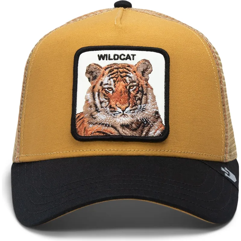 petten-gebogen-bruin-snapback-the-wildcat-tiger-big-cats-the-farm-van-goorin-bros