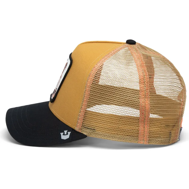 petten-gebogen-bruin-snapback-the-wildcat-tiger-big-cats-the-farm-van-goorin-bros