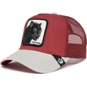 petten-gebogen-rood-snapback-the-panther-big-cats-the-farm-van-goorin-bros