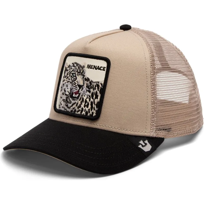 petten-gebogen-beige-snapback-menace-the-snow-leopard-big-cats-the-farm-van-goorin-bros