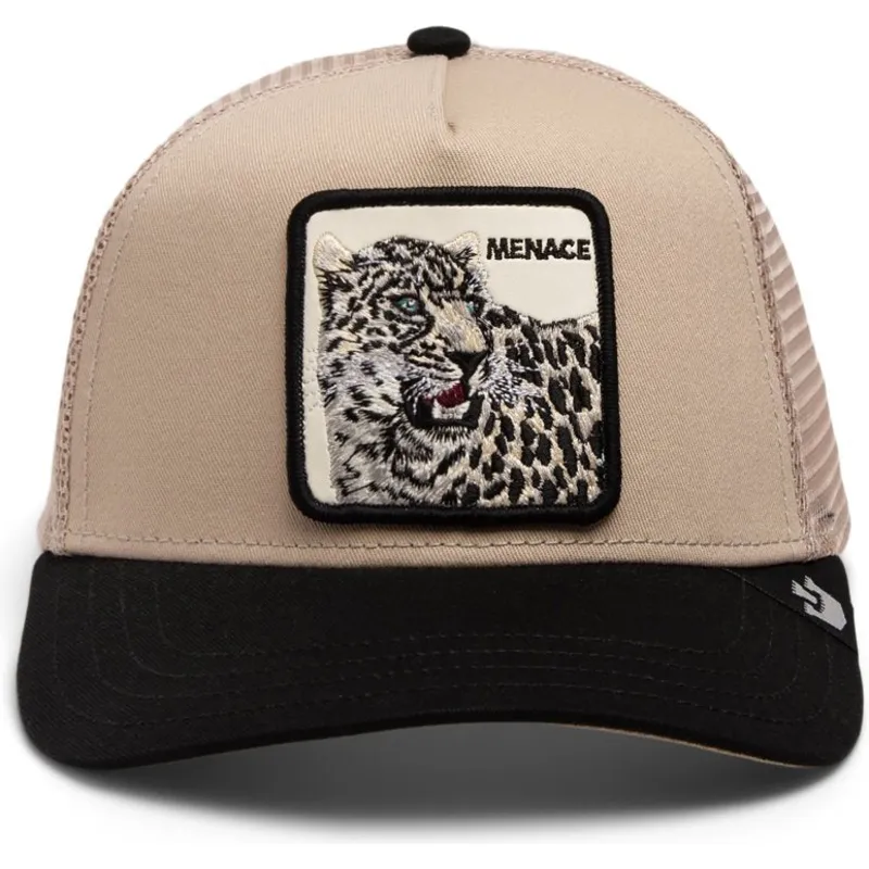 petten-gebogen-beige-snapback-menace-the-snow-leopard-big-cats-the-farm-van-goorin-bros