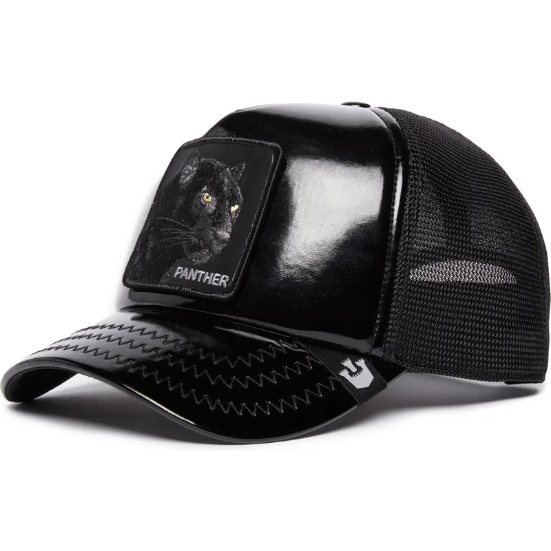 petten-gebogen-zwart-snapback-obsidian-panther-puff-patent-the-farm-van-goorin-bros petten-gebogen-zwart-snapback-obsidian-panther-puff-patent-the-farm-van-goorin-bros