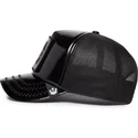 petten-gebogen-zwart-snapback-obsidian-panther-puff-patent-the-farm-van-goorin-bros
