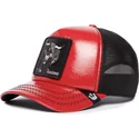 petten-gebogen-rood-snapback-raging-pamplona-puff-patent-the-farm-van-goorin-bros