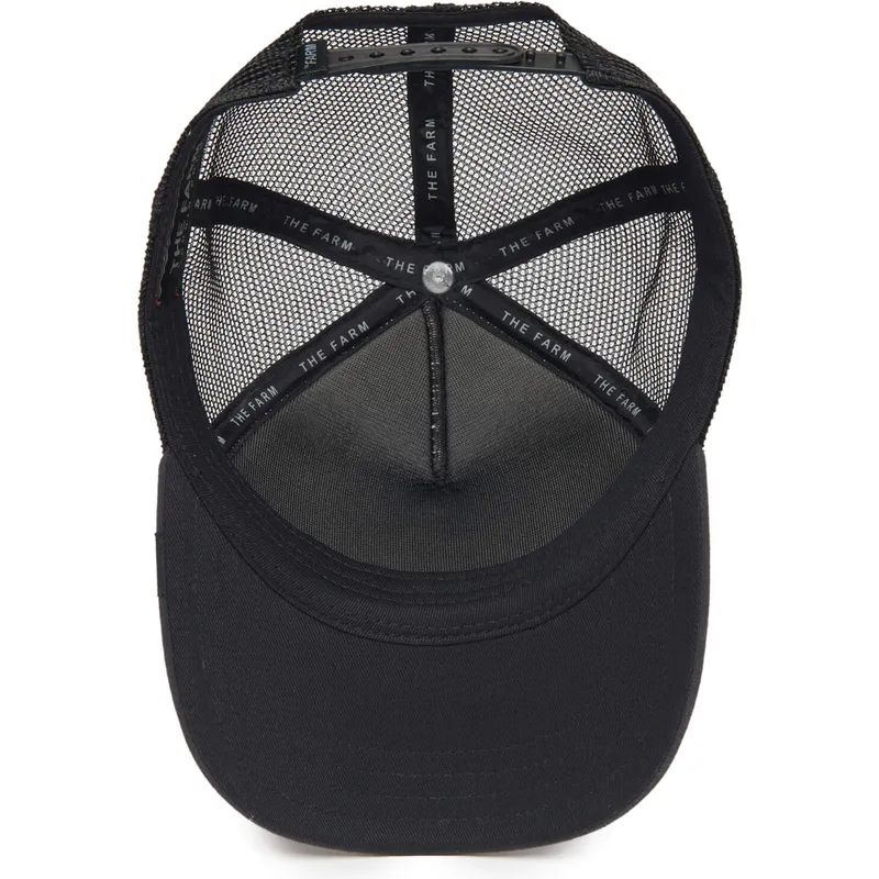 petten-gebogen-zwart-snapback-voor-kinderen-cool-tuxie-the-farm-van-goorin-bros