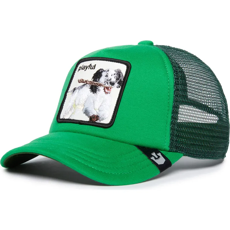 petten-gebogen-groen-snapback-voor-kinderen-playful-playtime-the-farm-van-goorin-bros