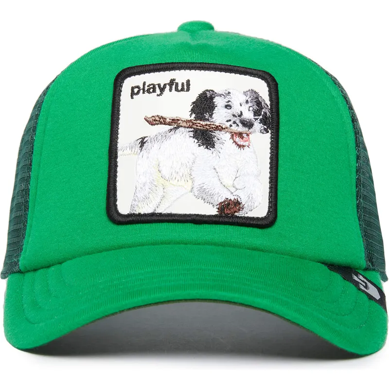 petten-gebogen-groen-snapback-voor-kinderen-playful-playtime-the-farm-van-goorin-bros
