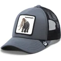 petten-gebogen-grijs-snapback-voor-kinderen-mammoth-fuzzy-trunk-extinct-the-farm-van-goorin-bros