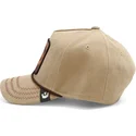 petten-gebogen-bruin-snapback-bear-bare-duck-canvas-the-farm-van-goorin-bros