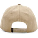 petten-gebogen-bruin-snapback-bear-bare-duck-canvas-the-farm-van-goorin-bros