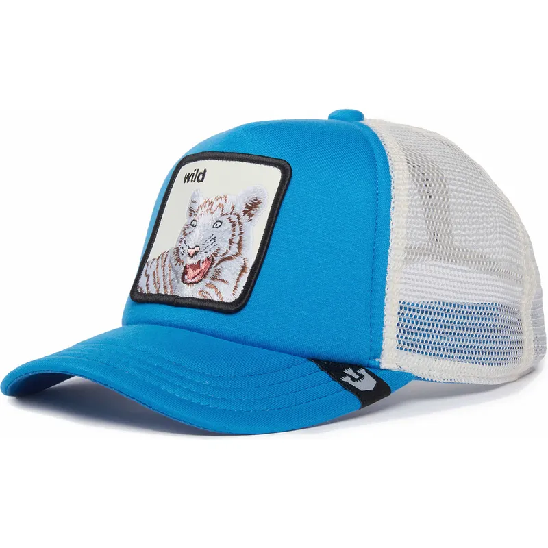 petten-gebogen-blauw-snapback-voor-kinderen-wild-stripes-the-farm-van-goorin-bros