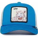 petten-gebogen-blauw-snapback-voor-kinderen-wild-stripes-the-farm-van-goorin-bros