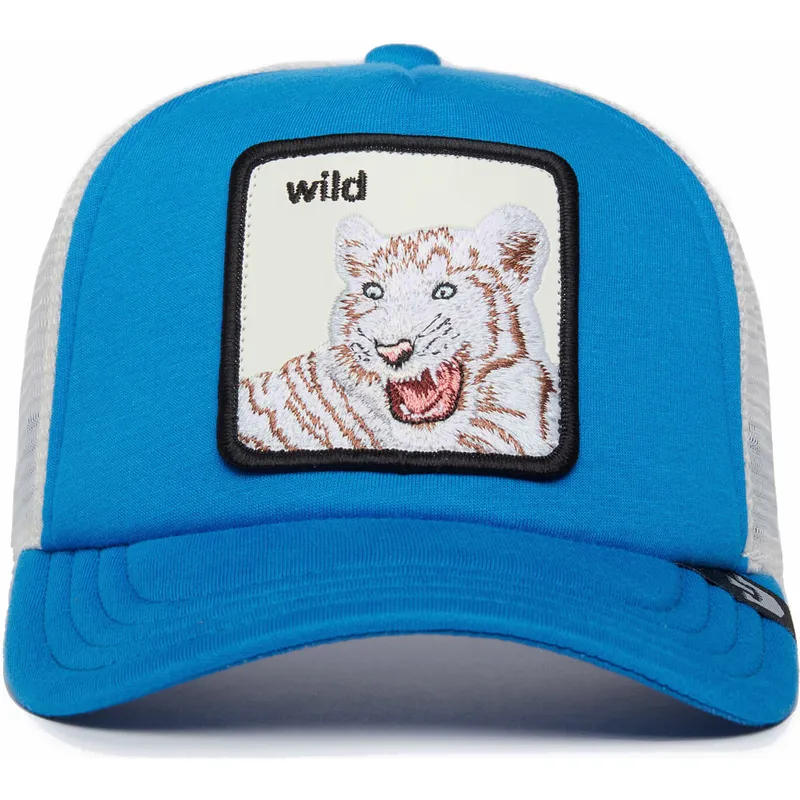 petten-gebogen-blauw-snapback-voor-kinderen-wild-stripes-the-farm-van-goorin-bros