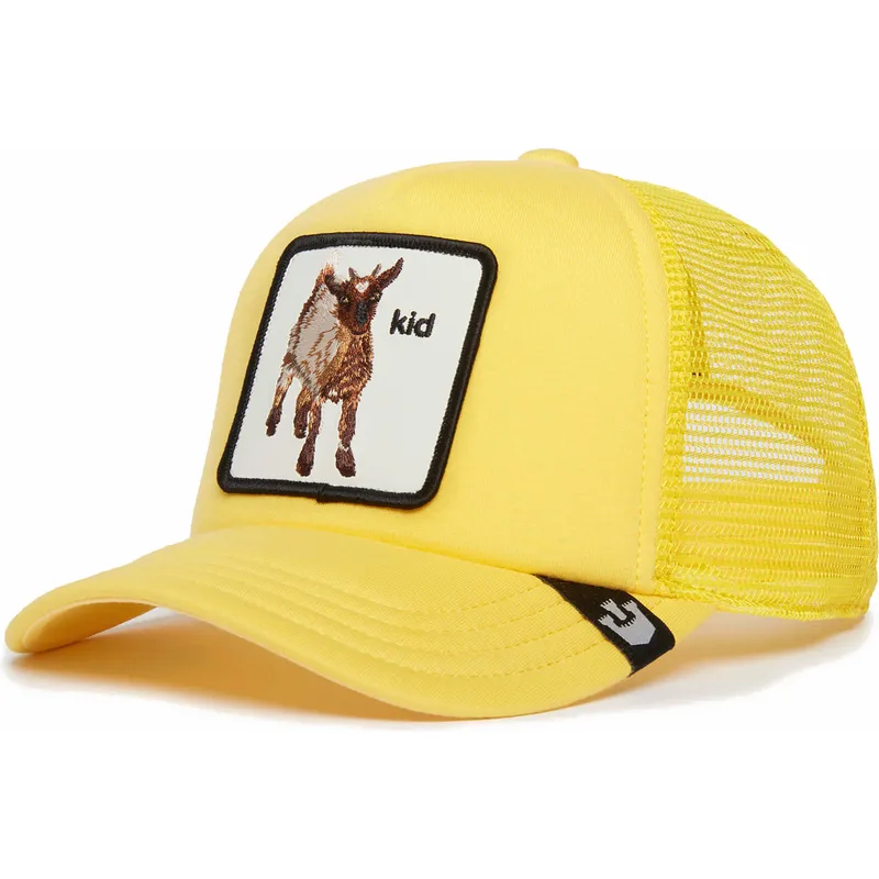 petten-gebogen-geel-snapback-voor-kinderen-kid-kid-the-farm-van-goorin-bros petten-gebogen-geel-snapback-voor-kinderen-kid-kid-the-farm-van-goorin-bros
