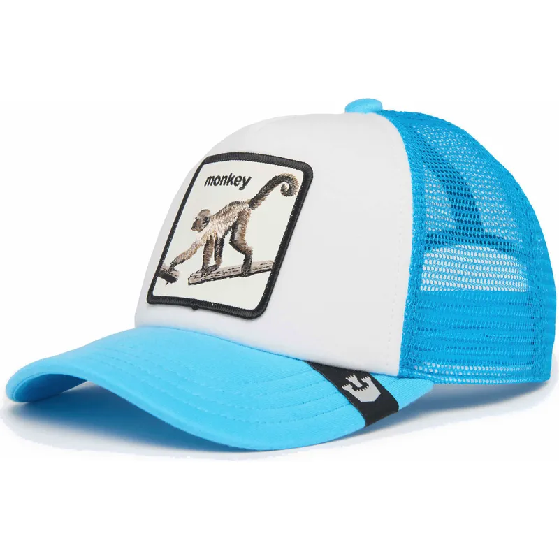 petten-gebogen-blauw-snapback-voor-kinderen-monkey-mo-bizness-the-farm-van-goorin-bros