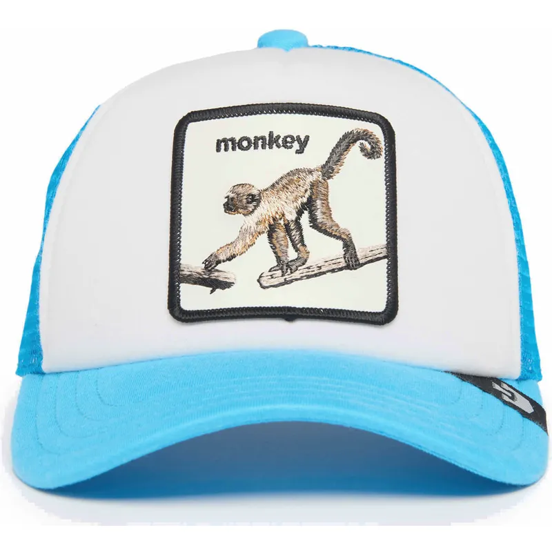 petten-gebogen-blauw-snapback-voor-kinderen-monkey-mo-bizness-the-farm-van-goorin-bros