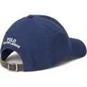 petten-gebogen-marineblauw-verstelbaar-bear-twill-van-polo-ralph-lauren