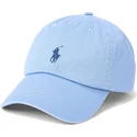 petten-gebogen-blauw-verstelbaar-cotton-chino-classic-sport-van-polo-ralph-lauren