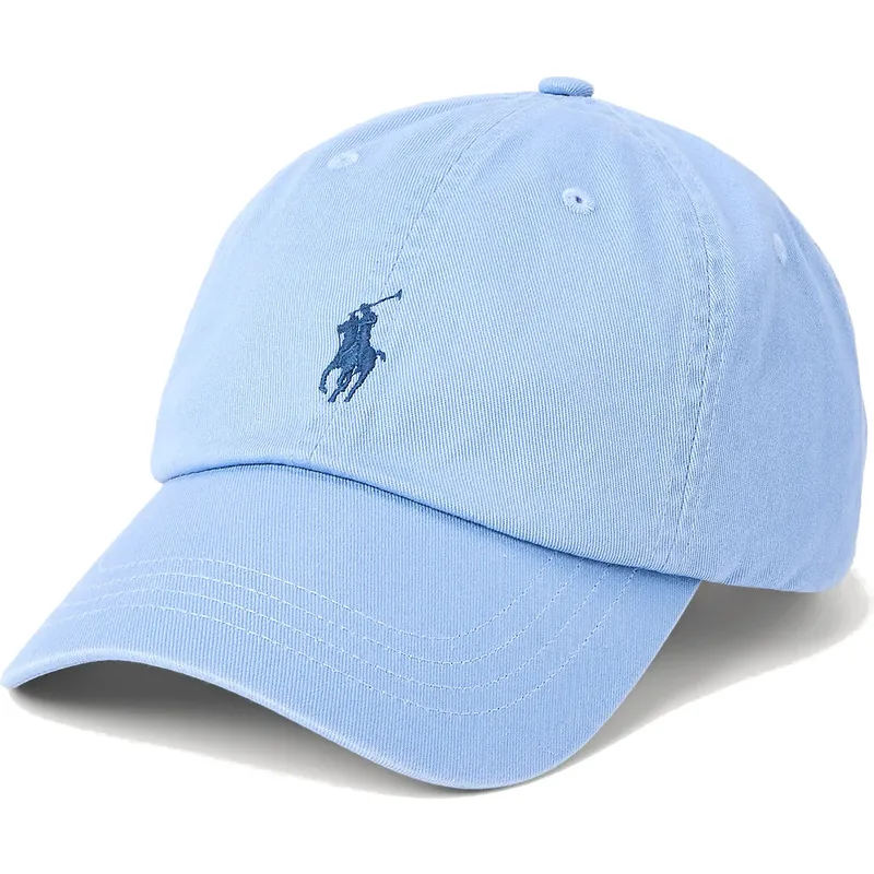 petten-gebogen-blauw-verstelbaar-cotton-chino-classic-sport-van-polo-ralph-lauren