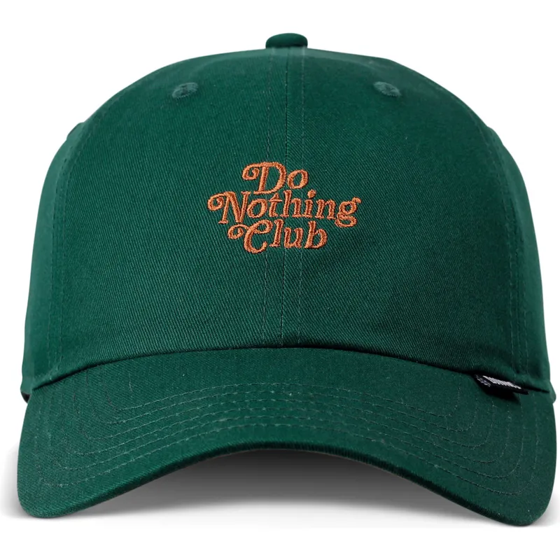 petten-gebogen-groen-verstelbaar-do-nothing-club-dnc-30th-van-djinns