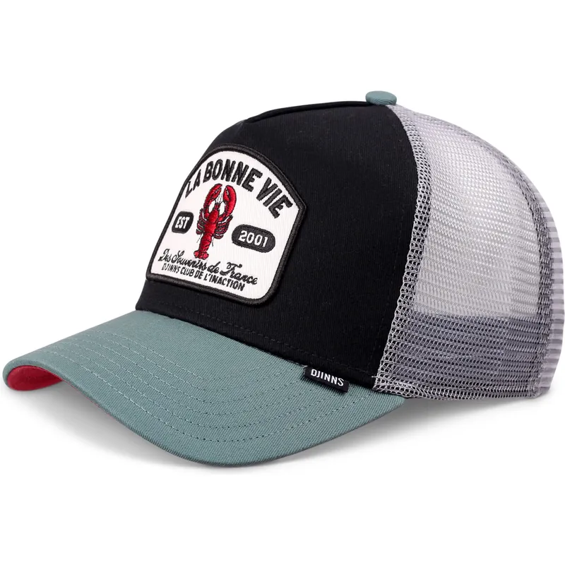 petten-gebogen-zwart-snapback-la-bonne-vie-hft-van-djinns petten-gebogen-zwart-snapback-la-bonne-vie-hft-van-djinns