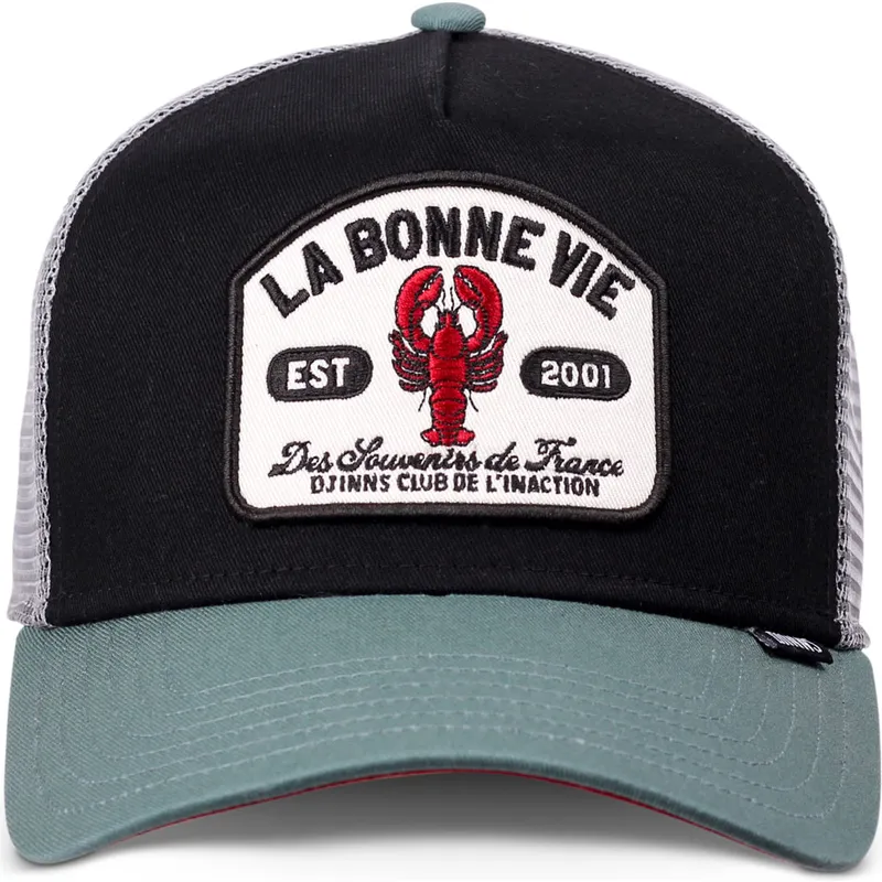 petten-gebogen-zwart-snapback-la-bonne-vie-hft-van-djinns petten-gebogen-zwart-snapback-la-bonne-vie-hft-van-djinns