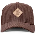 petten-gebogen-bruin-snapback-hft-waffle-cord-van-djinns