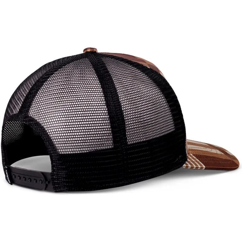 petten-gebogen-bruin-snapback-hft-shiny-check-van-djinns petten-gebogen-bruin-snapback-hft-shiny-check-van-djinns