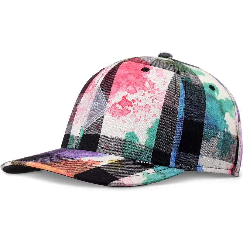 petten-gebogen-meerkleurig-snapback-truefit-dirty-check-van-djinns petten-gebogen-meerkleurig-snapback-truefit-dirty-check-van-djinns