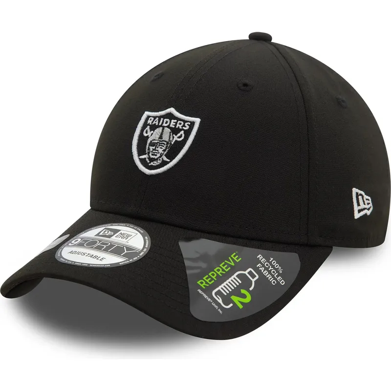 petten-gebogen-zwart-verstelbaar-9forty-repreve-mini-van-las-vegas-raiders-nfl-van-new-era