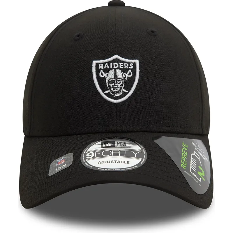 petten-gebogen-zwart-verstelbaar-9forty-repreve-mini-van-las-vegas-raiders-nfl-van-new-era