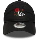 petten-gebogen-zwart-verstelbaar-9twenty-rose-icon-van-new-era