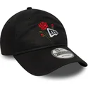 petten-gebogen-zwart-verstelbaar-9twenty-rose-icon-van-new-era