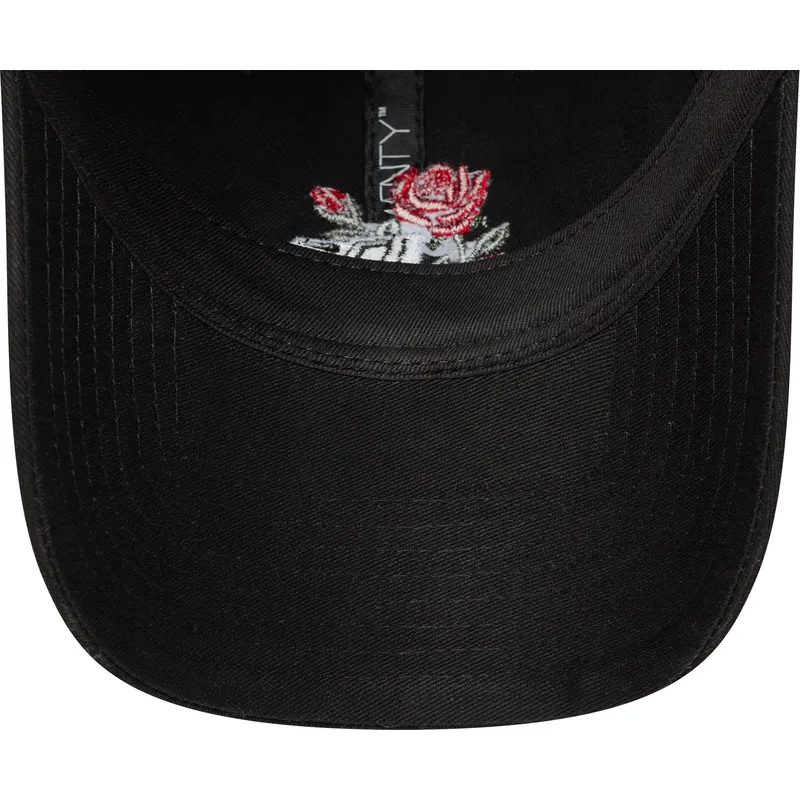 petten-gebogen-zwart-verstelbaar-9twenty-rose-icon-van-new-era