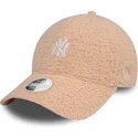 petten-gebogen-roze-verstelbaar-9forty-borg-van-new-york-yankees-mlb-van-new-era