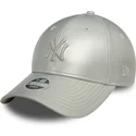 petten-gebogen-grijs-verstelbaar-plateada-plateado-9forty-midi-pu-van-new-york-yankees-mlb-van-new-era
