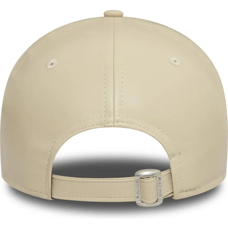 petten-gebogen-beige-verstelbaar-9forty-midi-pu-van-new-york-yankees-mlb-van-new-era