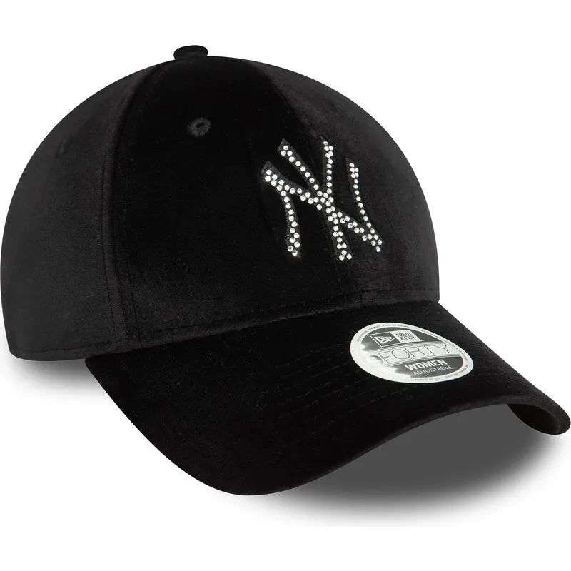 petten-gebogen-zwart-verstelbaar-9forty-velour-diamante-van-new-york-yankees-mlb-van-new-era petten-gebogen-zwart-verstelbaar-9forty-velour-diamante-van-new-york-yankees-mlb-van-new-era