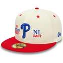 petten-plat-meerkleurig-fitted-59fifty-93-division-van-philadelphia-phillies-mlb-van-new-era