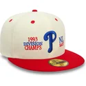 petten-plat-meerkleurig-fitted-59fifty-93-division-van-philadelphia-phillies-mlb-van-new-era