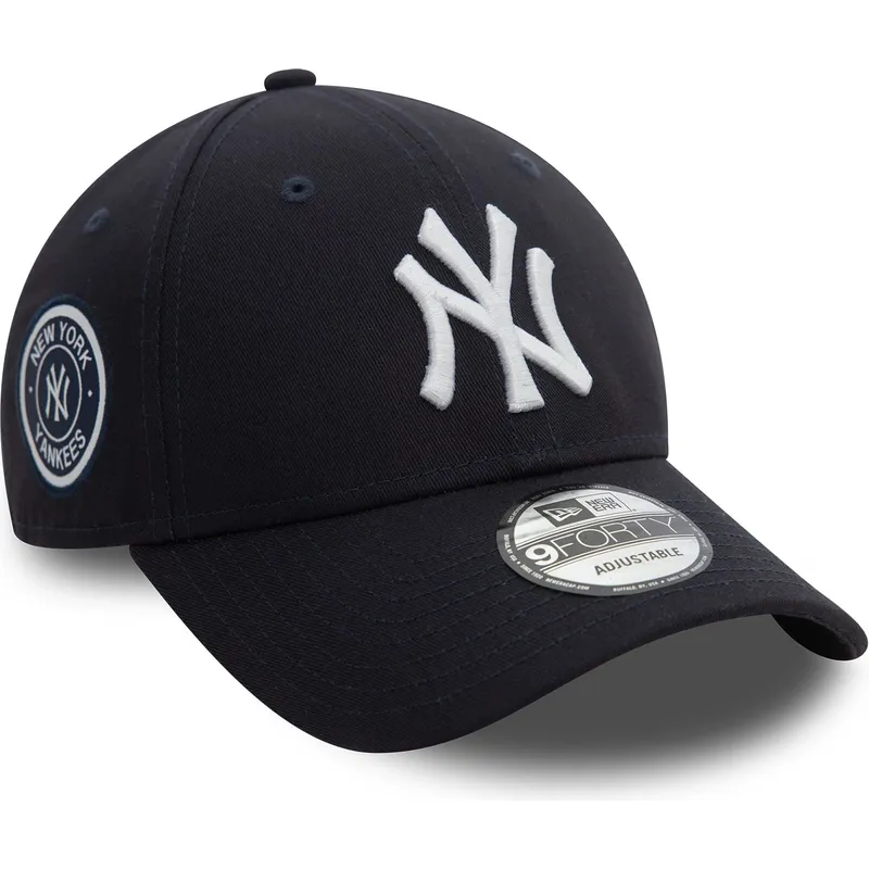 petten-gebogen-marineblauw-verstelbaar-9forty-side-patch-van-new-york-yankees-mlb-van-new-era petten-gebogen-marineblauw-verstelbaar-9forty-side-patch-van-new-york-yankees-mlb-van-new-era