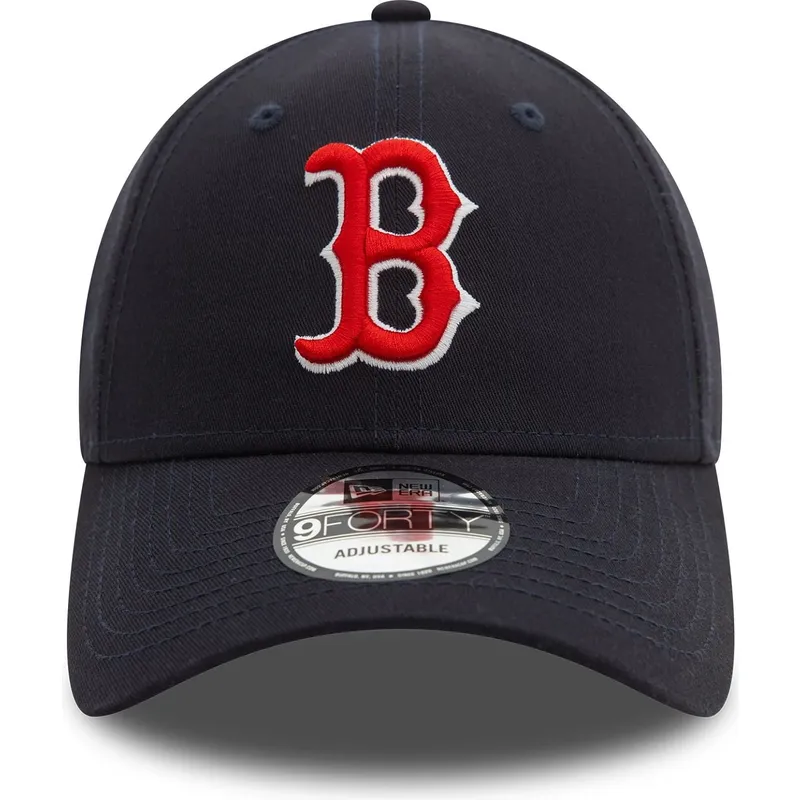 petten-gebogen-marineblauw-verstelbaar-9forty-side-patch-van-boston-red-sox-mlb-van-new-era