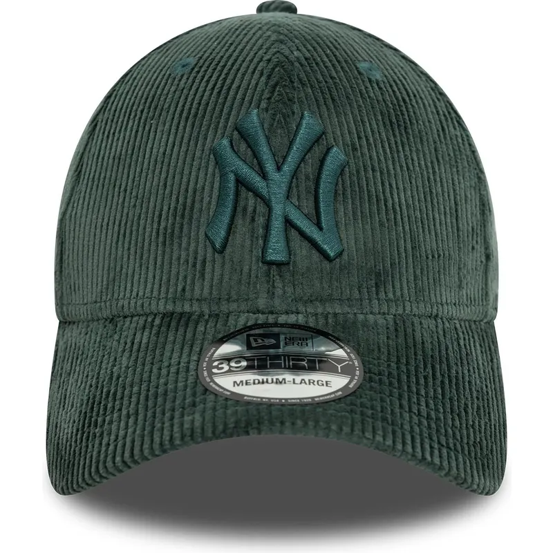 petten-gebogen-groen-fitted-39thirty-cord-van-new-york-yankees-mlb-van-new-era