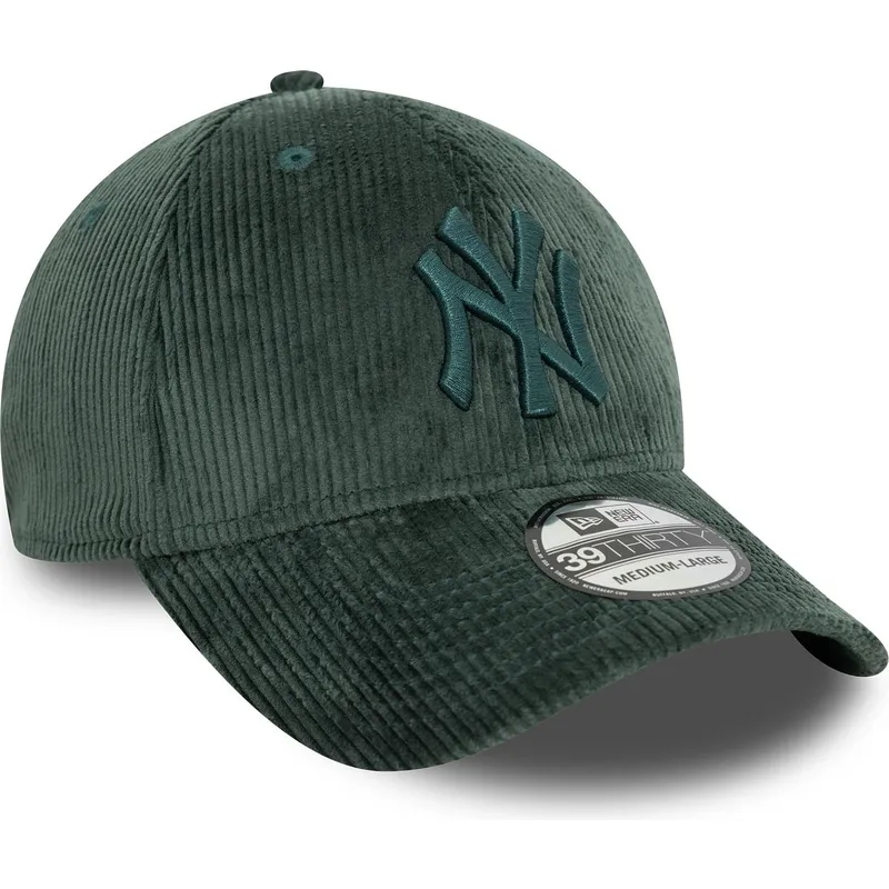 petten-gebogen-groen-fitted-39thirty-cord-van-new-york-yankees-mlb-van-new-era
