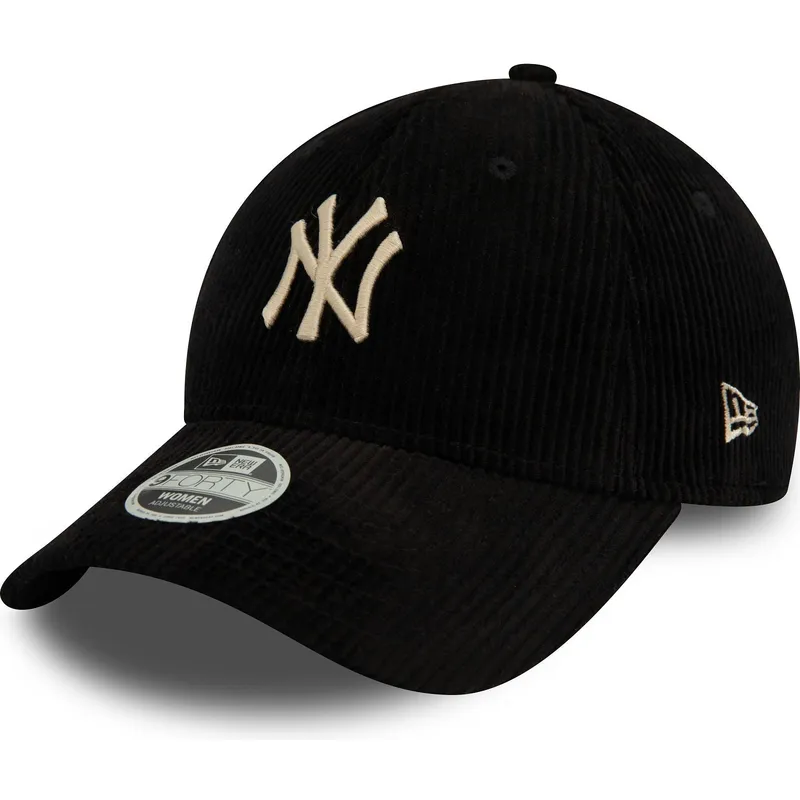 petten-gebogen-zwart-verstelbaar-9forty-cord-van-new-york-yankees-mlb-van-new-era petten-gebogen-zwart-verstelbaar-9forty-cord-van-new-york-yankees-mlb-van-new-era